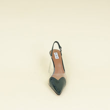 Alaia Dark Green Vert Bouteille Le Cœur Slingback Pumps 38