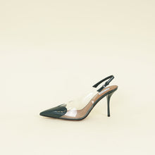 Alaia Dark Green Vert Bouteille Le Cœur Slingback Pumps 39