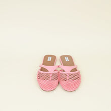 Alaïa Pink Fishnet Slippers 41