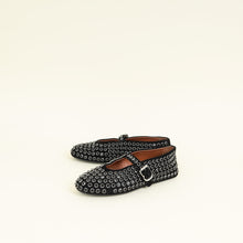 Alaïa Black Crystal-embellished Ballet Flats 37