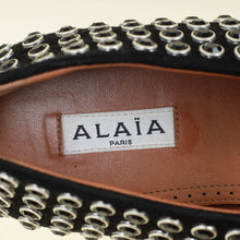 Alaïa Black Crystal-embellished Ballet Flats 37