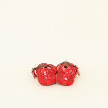 Alaia Red Fishnet Ballerinas 38