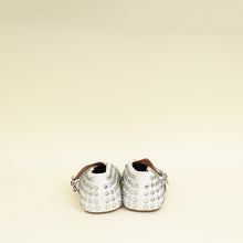 Alaïa White Crystal-Embellished Ballet Flats 36