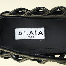 Alaia Black Cage Ballet Flats 38