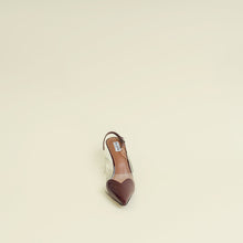 Alaïa Bicolor Le Cœur Slingback Pumps 39