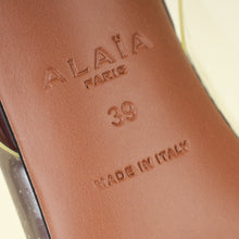 Alaïa Bicolor Le Cœur Slingback Pumps 39