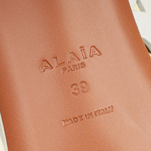 Alaïa Blanc Casse Laser Cut  Mules 39