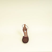 Alaia Rouge Grenat High Fishnet 90mm Pumps 39