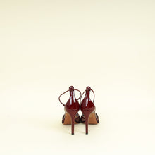 Alaia Rouge Grenat High Fishnet 90mm Pumps 39