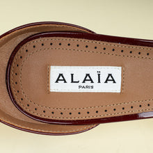 Alaia Rouge Grenat High Fishnet 90mm Pumps 39