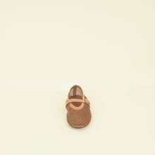 Alaia Peach Nude Fishnet Ballet Flats 40