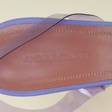 Amina Muaddi Purple Rosie Crystal Slingback Pumps 40.5