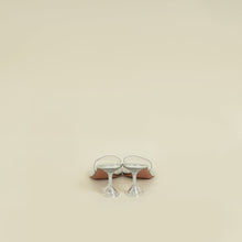 Amina Muaddi Bicolor Lupita Glass 70 Sandals 38