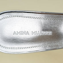 Amina Muaddi Bicolor Lupita Glass 70 Sandals 38