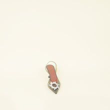 Amina Muaddi Grey Begum Sling Pumps 39