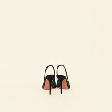 Amina Muaddi Black Kristina 105 Slingback Pumps 39