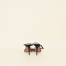 Amina Muaddi Black Barbara 105 Crystal Sandals 39