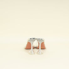 Amina Muaddi Bicolor Lupita Glass Mules 38.5