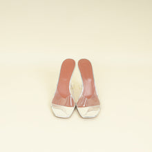 Amina Muaddi Bicolor Lupita Glass Mules 38.5