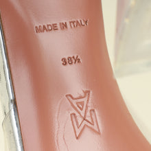 Amina Muaddi Bicolor Lupita Glass Mules 38.5