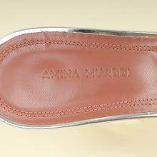 Amina Muaddi Bicolor Lupita Glass Mules 38.5