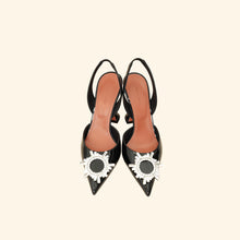 Amina Muaddi Black Begum Sling Pumps 39