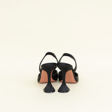 Amina Muaddi Black Satin Begum Sling Pumps 41