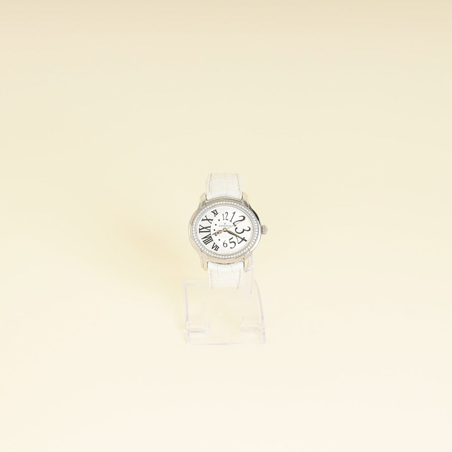 Audemars Stainless Steel Diamond Piguet Ladies Millenary Automatic Watch