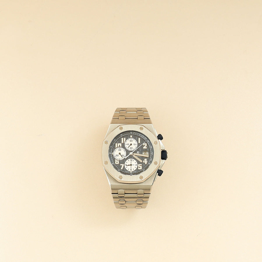Audemars Stainless Steel Piguet Royal Oak Offshore Chronograph 44mm Watch