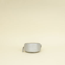 Chanel Metallic Gray 19 Round Mini Clutch w/ Chain