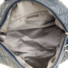 Chanel Indigo Blue CC Quilted Hidden Chain Bowler Bag