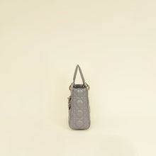Christian Dior Gray My ABCDior Lady Dior Small Bag