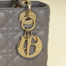 Christian Dior Gray My ABCDior Lady Dior Small Bag