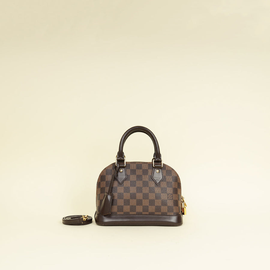 Louis Vuitton Brown Damier Ebene Alma BB Bag