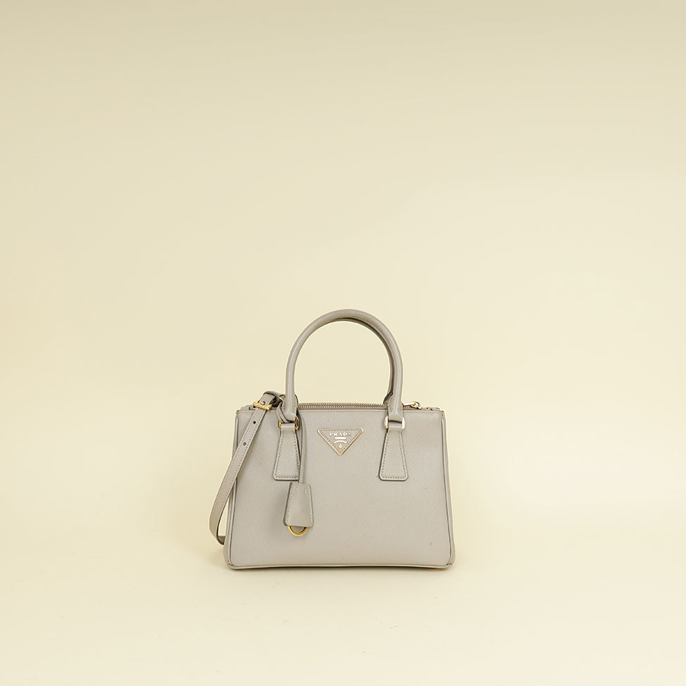 Prada Grey Galleria Small Bag