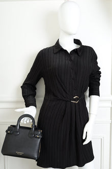Burberry Black Banner Small Tote Bag
