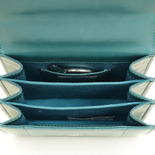 Bvlgari Emerald Green Serpenti Forever Top Handle Bag