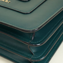 Bvlgari Emerald Green Serpenti Forever Top Handle Bag
