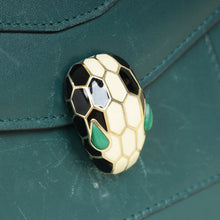 Bvlgari Emerald Green Serpenti Forever Top Handle Bag