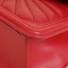 Bvlgari Red Serpenti Diamond Blast Flap Shoulder Bag