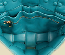 Bottega Veneta Teal Padded Chain Cassette Bag