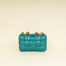 Bottega Veneta Teal Padded Chain Cassette Bag