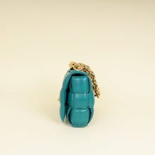 Bottega Veneta Teal Padded Chain Cassette Bag