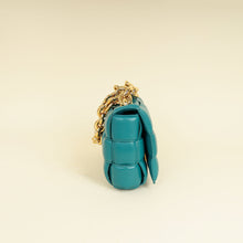 Bottega Veneta Teal Padded Chain Cassette Bag