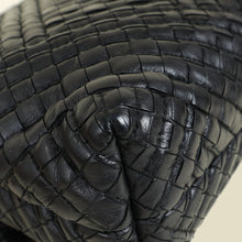 Bottega Veneta Black Intrecciato Olimpia Stitches Shoulder Bag