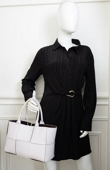 Bottega Veneta Light Purple Maxi Intrecciato Arco Tote Small Bag