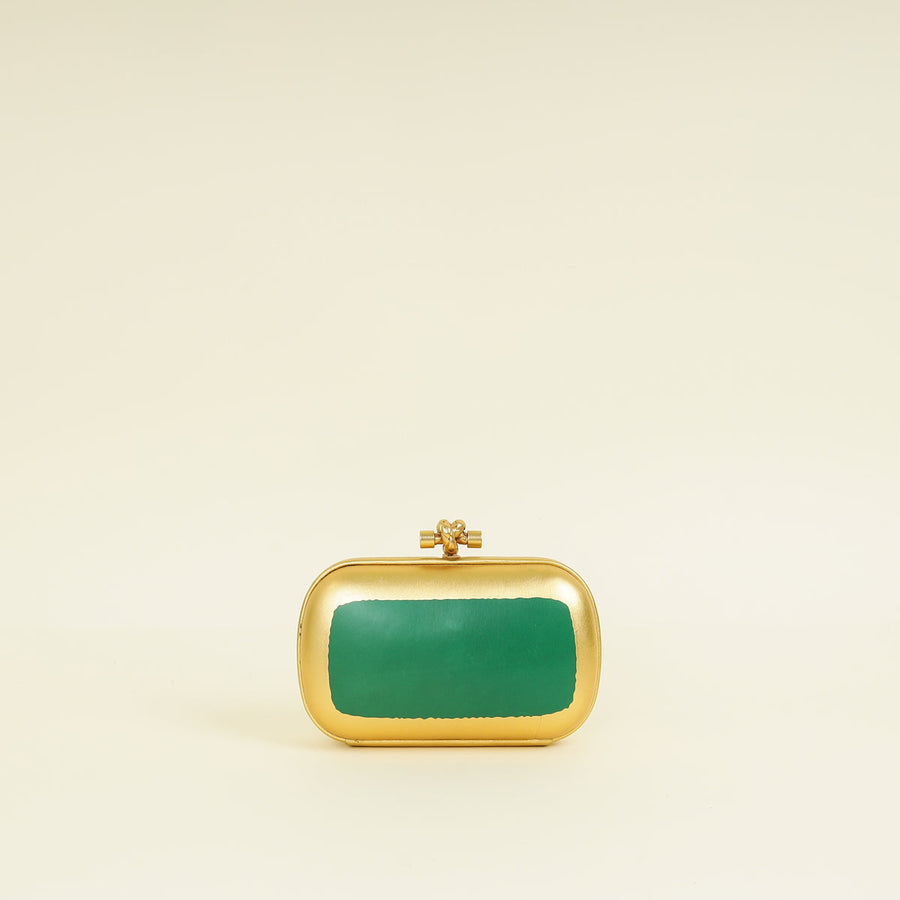 Bottega Veneta Bicolor Knot Clutch