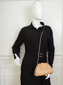 Bottega Veneta Almond Intrecciato Mini Pouch