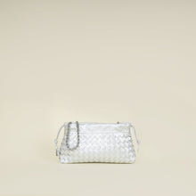 Bottega Veneta Metallic Silver Dustbag Notte Bag