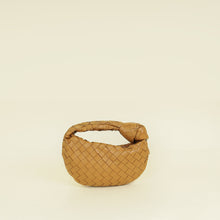 Bottega Veneta Camel Intrecciato Nappa Jodie Mini Bag
